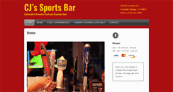 Desktop Screenshot of cjssportsbar.com